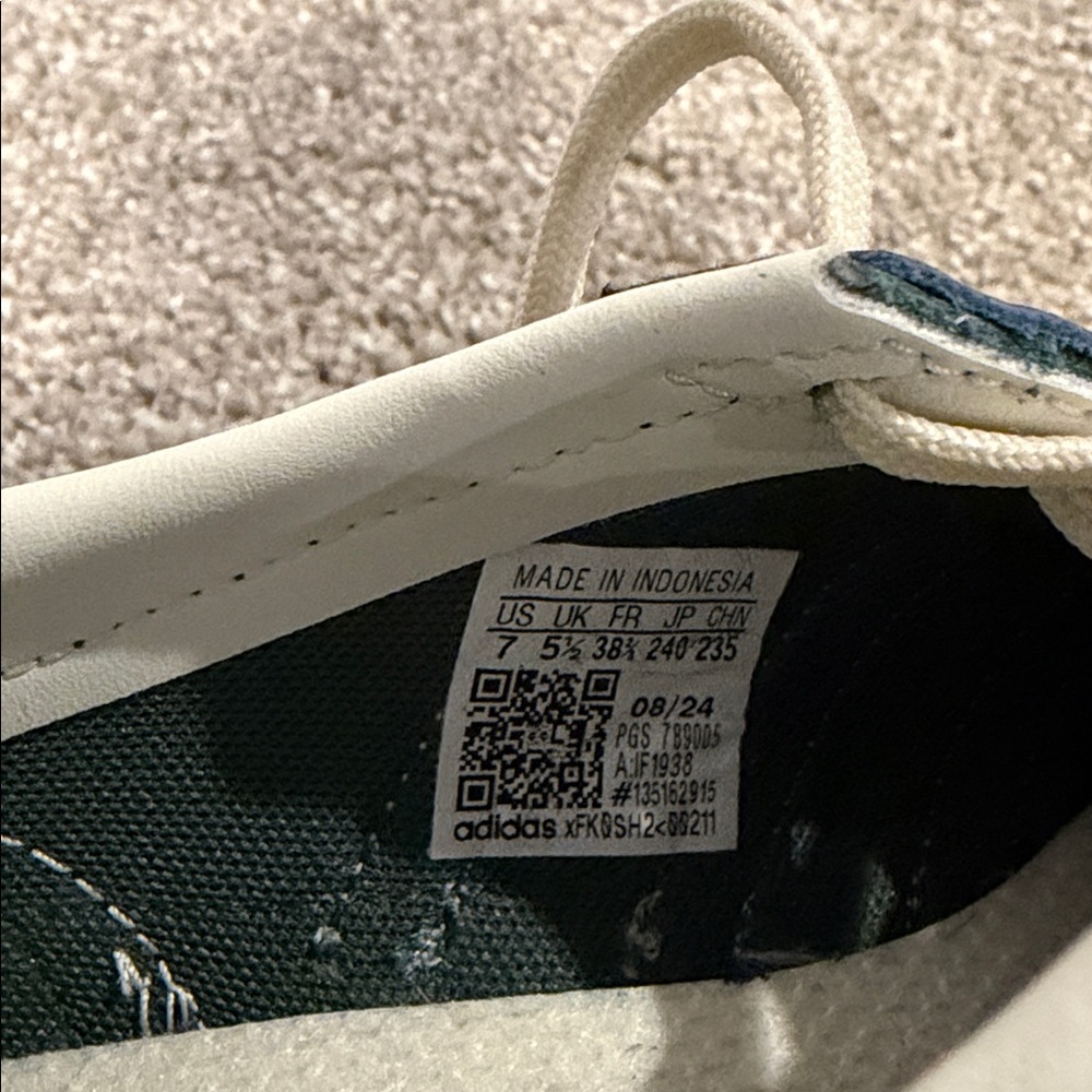 Adidas SL 72 OG Mineral Green/Off White Womens Sz 7 - Picture 11 of 12